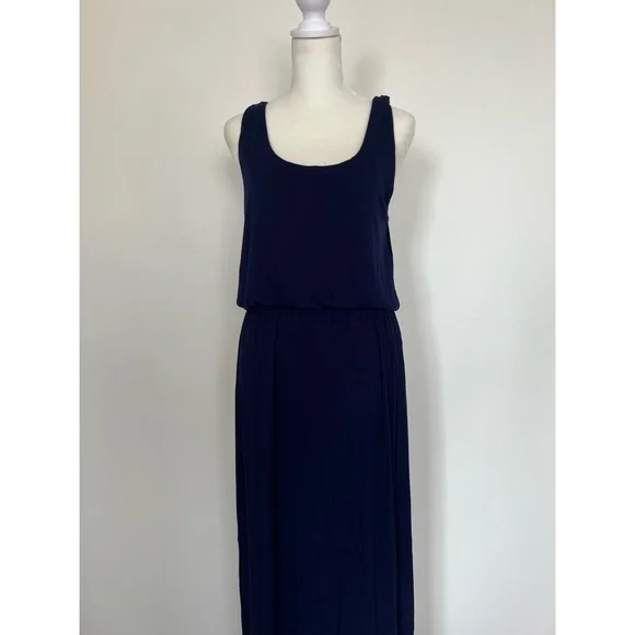 felicity maxi dress blue Stunning Blue Off-the-shoulder High Split Evening Dresses-Bridelily main image 1